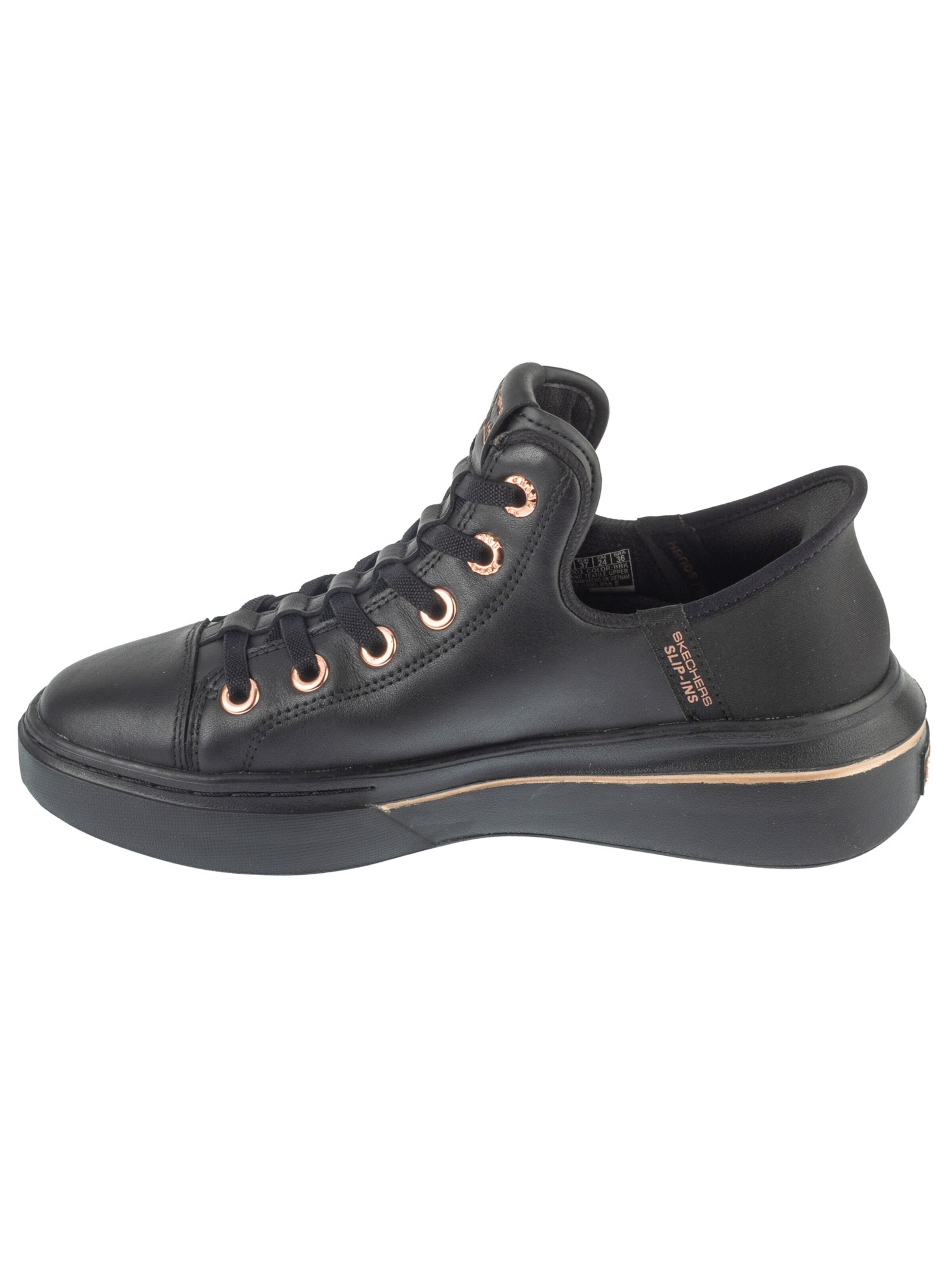 SKECHERS Slip-on 'Skechers Slip-Ins: Snoop One - OG Leather' in Zwart