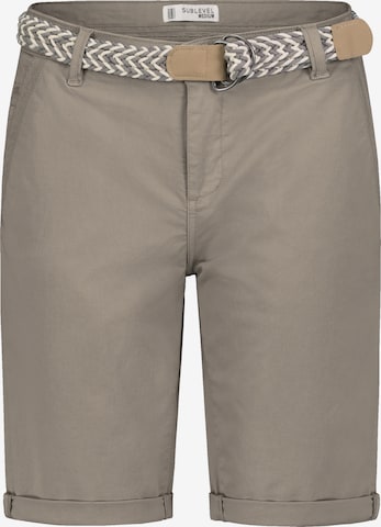 Sublevel Shorts in Braun: Vorderseite