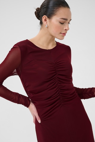 Kaffe Dress 'Chai' in Red