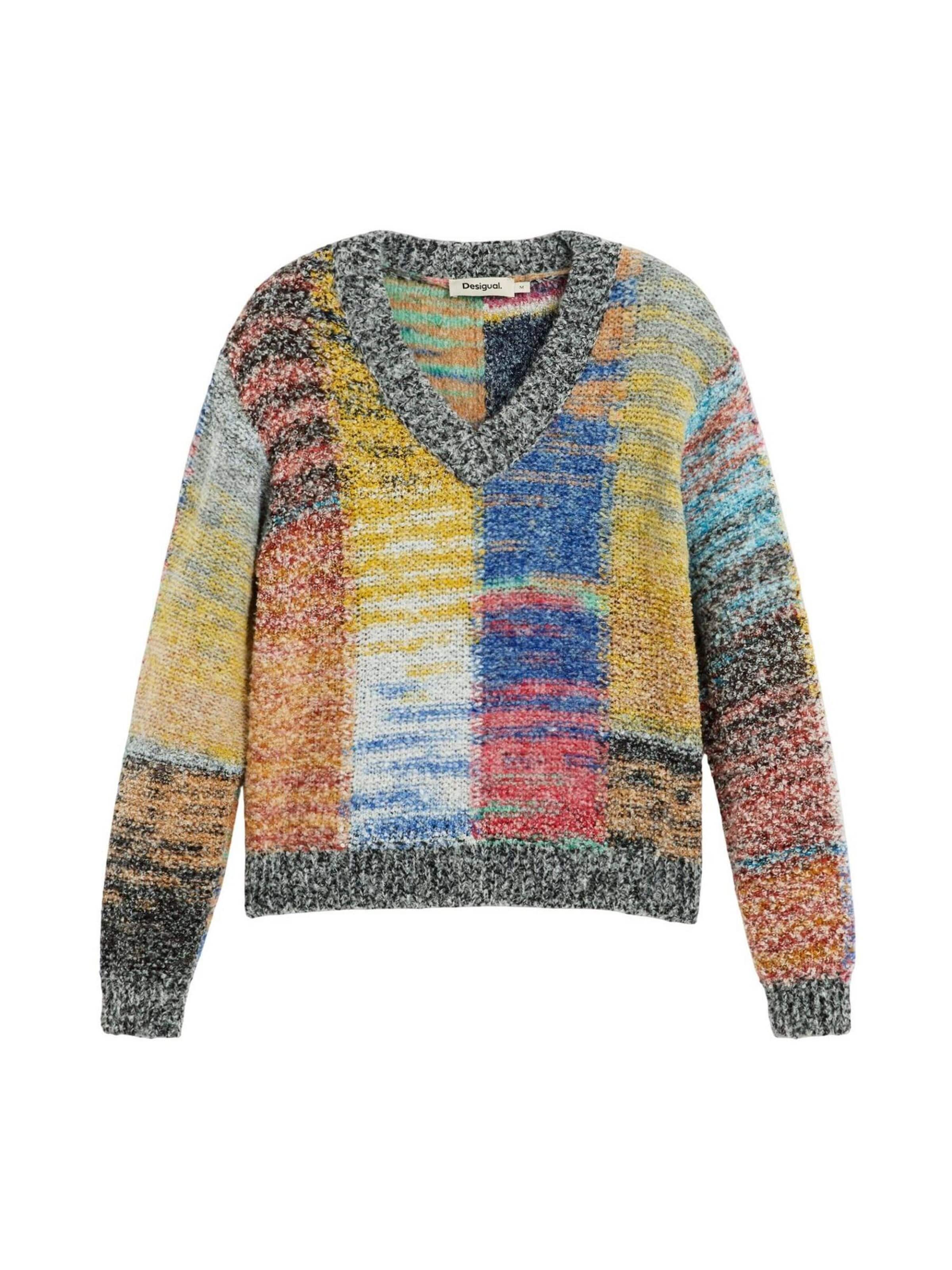 Desigual - Jersey 'JERS_EARTHTEXTURE 26WWJF25' en rojo