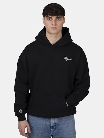 Crystal Paris Sweatshirt 'Laville' in Black: front