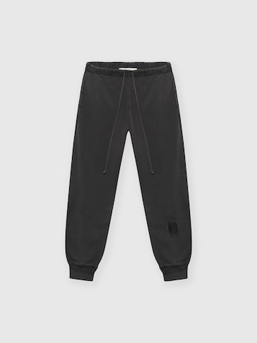 BARRYAN Bukser 'Embroidered shell sweatpants' i grå: forside