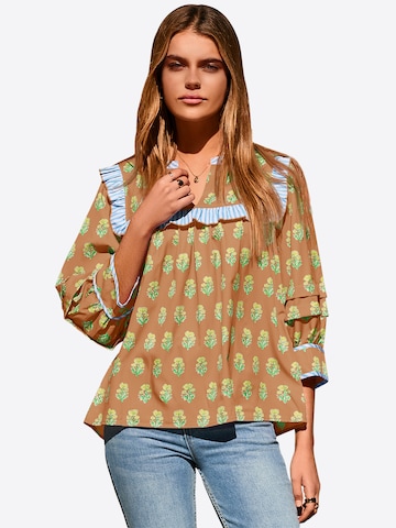 Imily Bela Bluza | rjava barva: sprednja stran