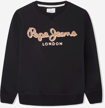 Pepe Jeans Sweatshirt in Black: front
