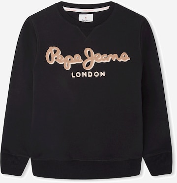 Pepe Jeans Sweatshirt in Schwarz: predná strana