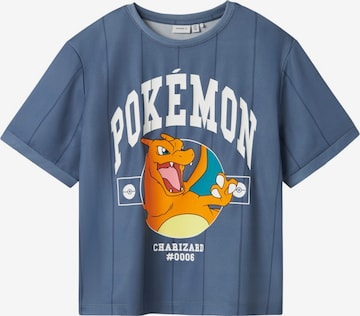 mėlyna NAME IT Marškinėliai 'NKMMELT POKEMON': priekis