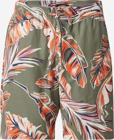 Kelnės 'MERCER' iš TOMMY HILFIGER, spalva – tamsiai mėlyna / žalia / koralų splava / balkšva, Prekių apžvalga