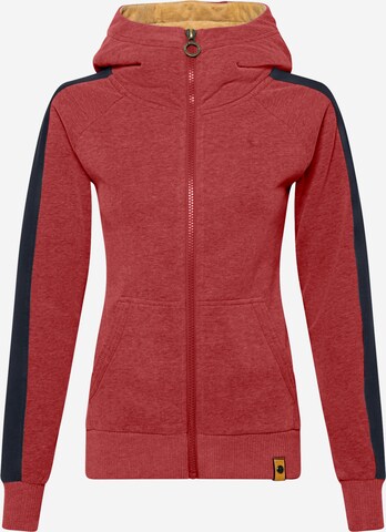 Fli Papigu Sweatvest 'Sprich!' in Rood: voorkant