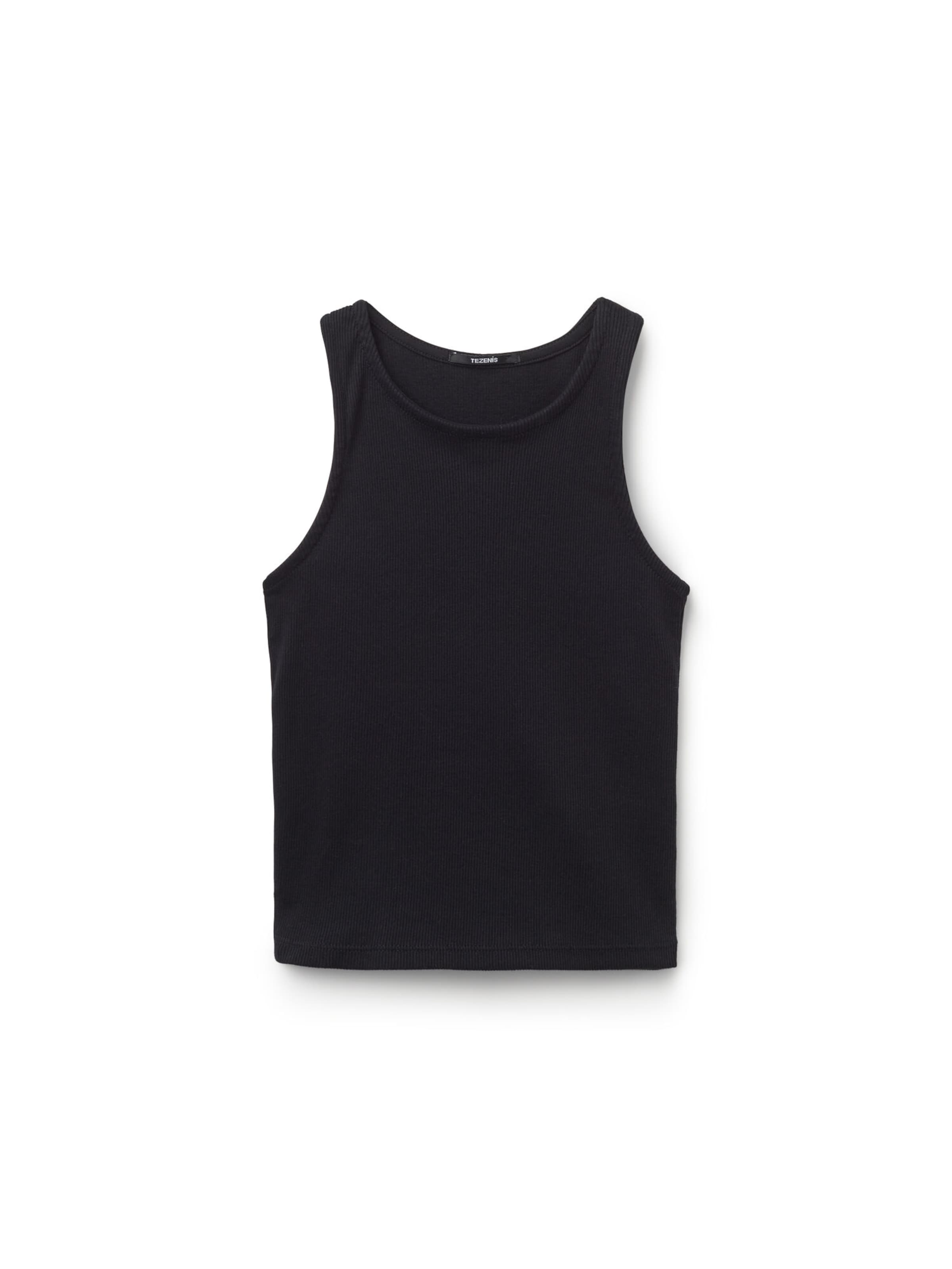 Tezenis Top in Black: front