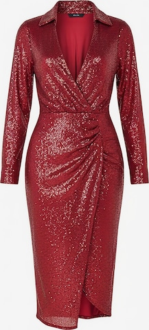 GODDIVA Kleid in Rot: Vorderseite