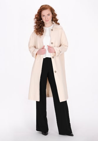 DreiMaster Klassik - Abrigo de entretiempo 'Classic Look' en blanco