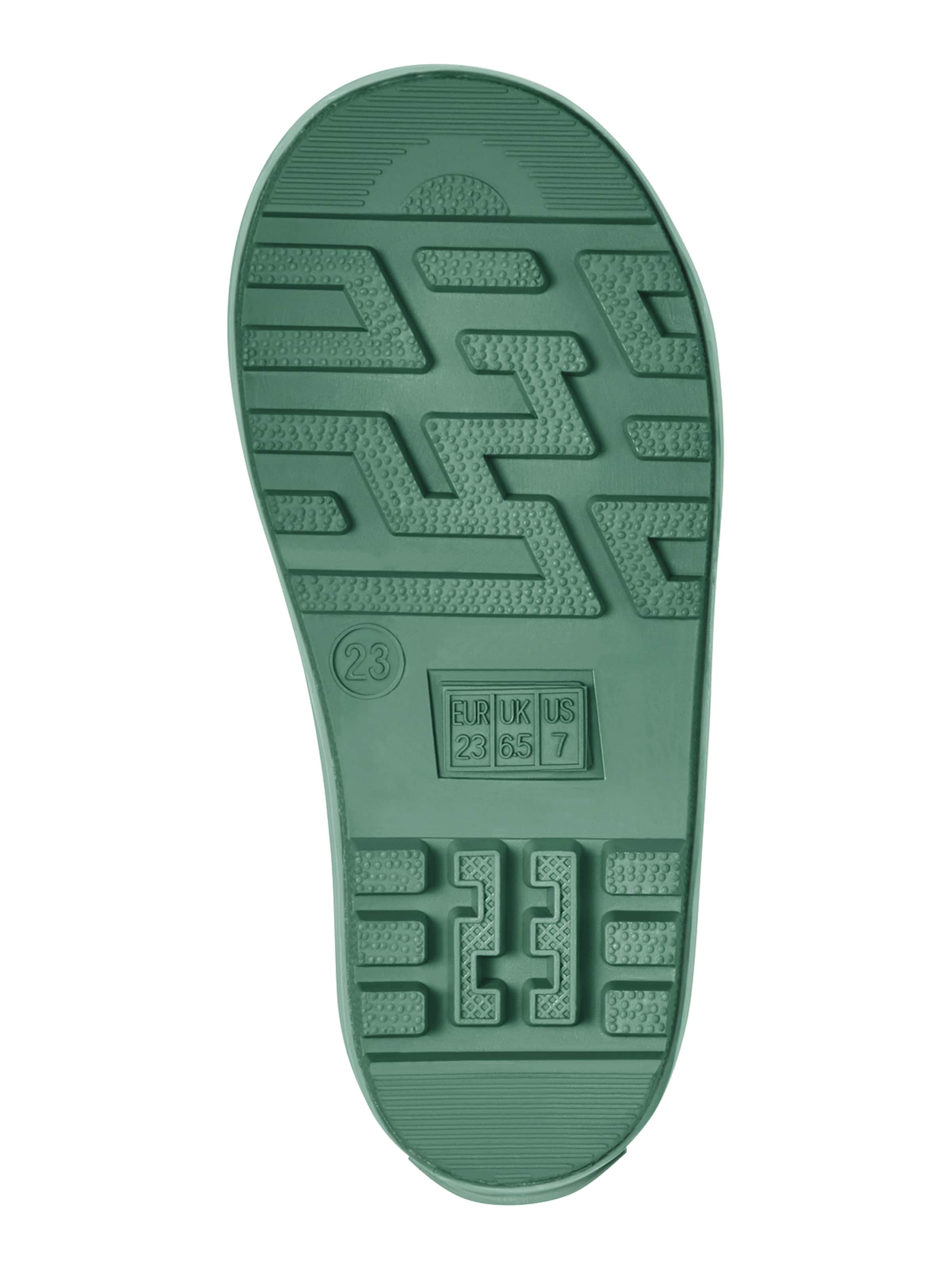 PLAYSHOES Gummistövel 'Waldtiere' i grön