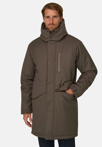 Parka di mezza stagione di Boggi Milano in marrone: frontale