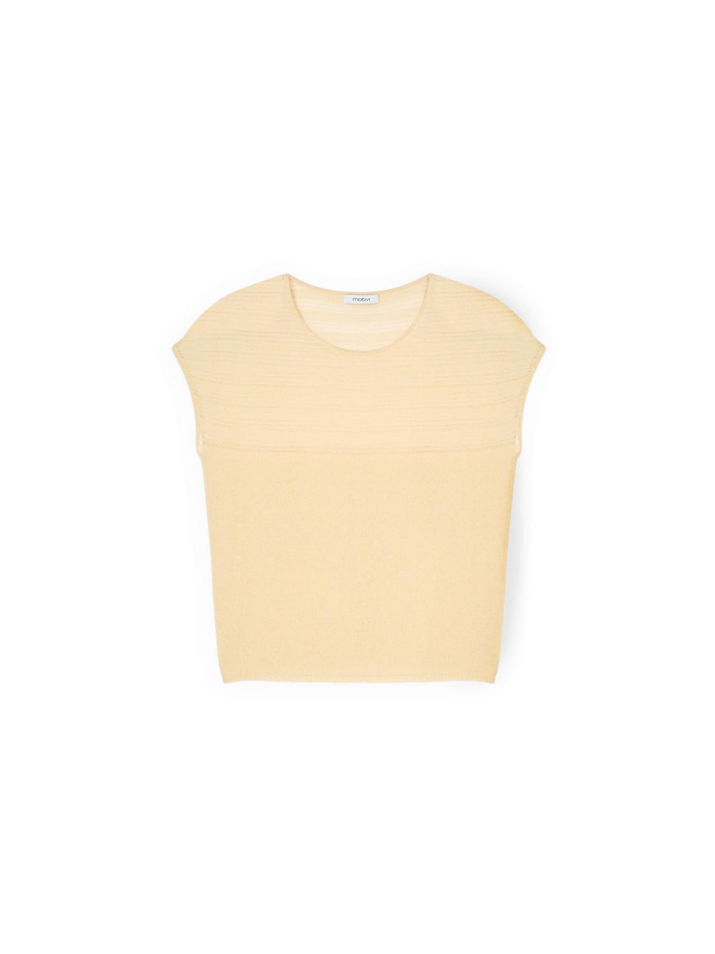 MOTIVI Pullover‌‌‌ in Beige: Vorderseite
