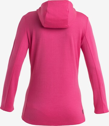 ICEBREAKER Αθλητική μπλούζα φούτερ ' Quantum III' σε ροζ