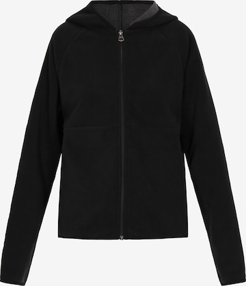 usha BLUE LABEL Fleecetakki värissä musta: etupuoli