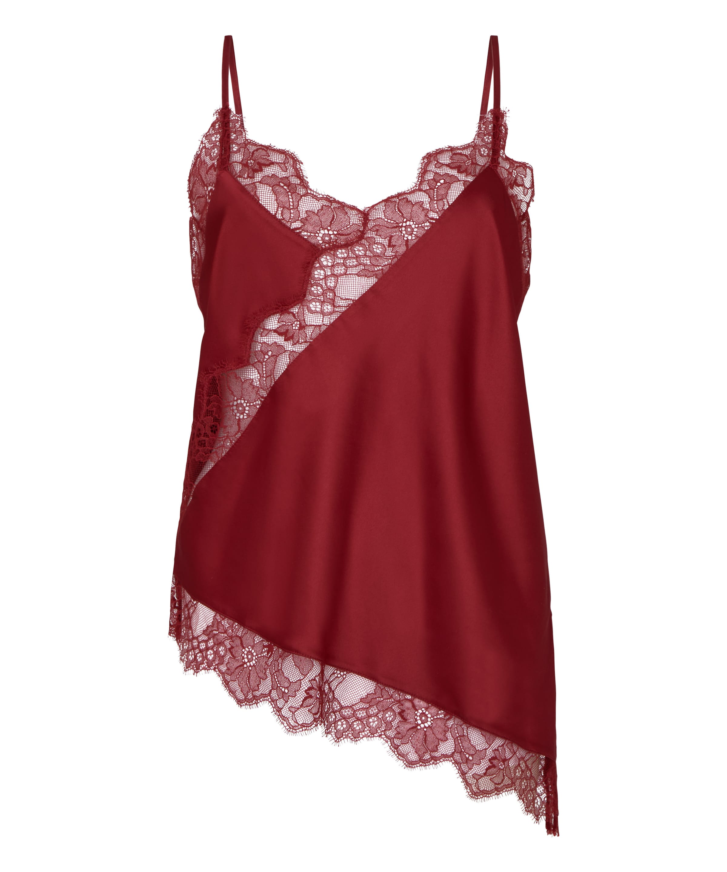 Chemise de nuit 'Cami Cecilia' Hunkemöller en rouge : devant
