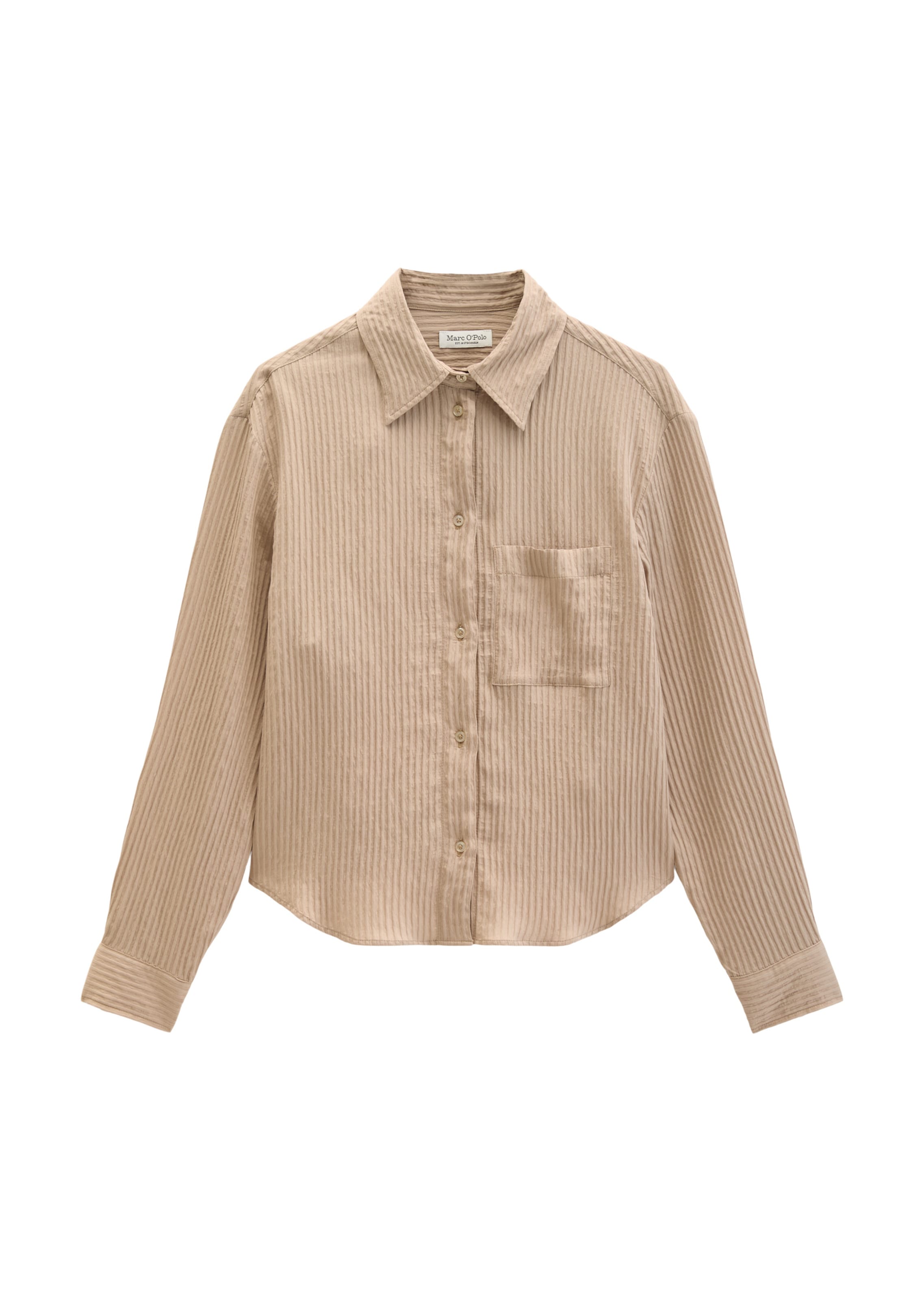Marc O'Polo Bluse in Beige: Vorderseite