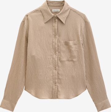 Marc O'Polo Bluse in Beige: Vorderseite