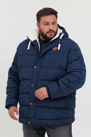 Blend Big Winterjas 'FREDERIC' in Blauw: voorkant