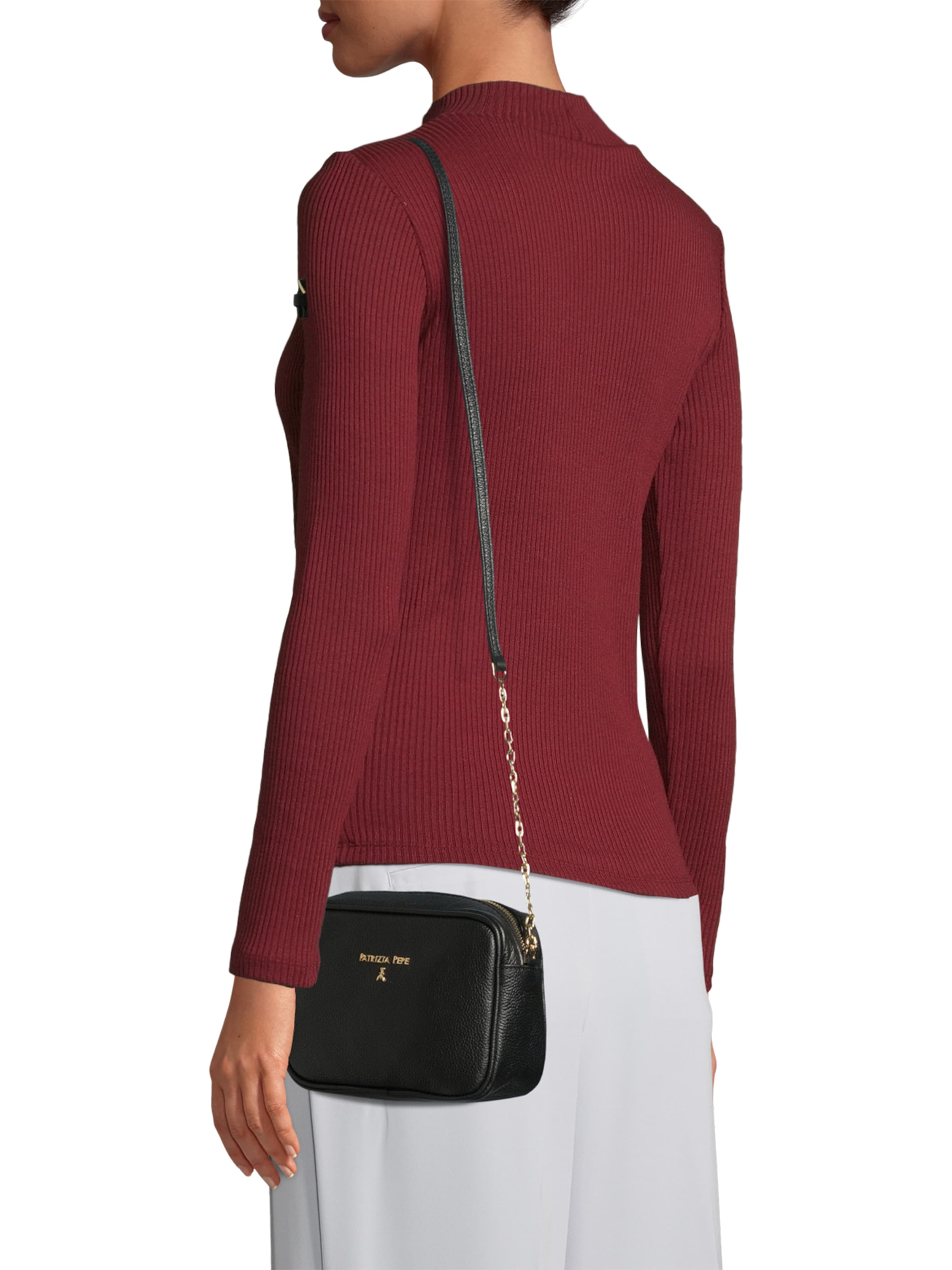 PATRIZIA PEPE Axelremsväska i svart