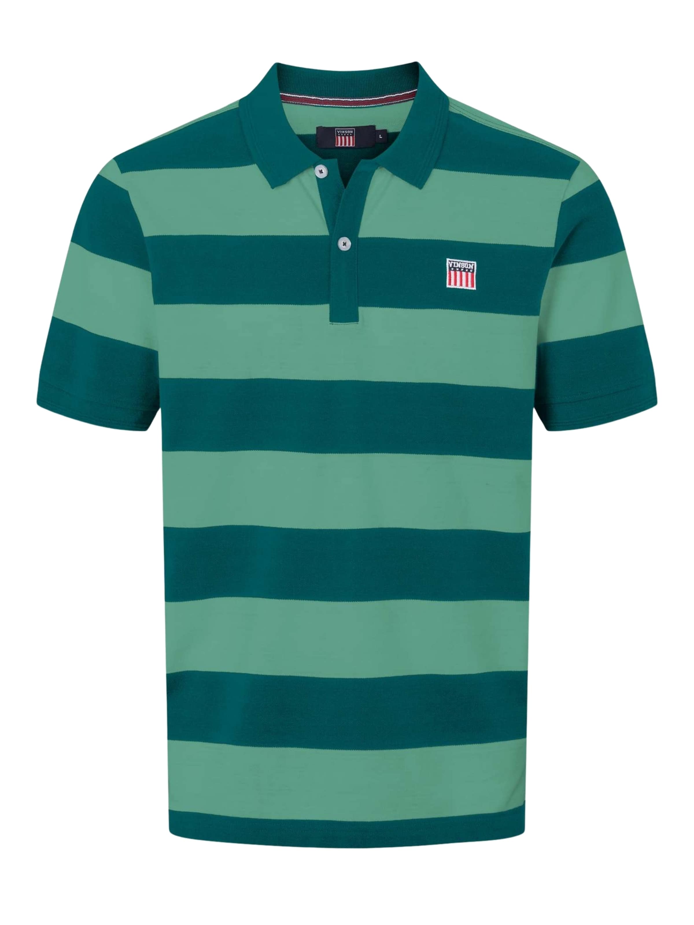 VINSON Overhemd ' Samir ' in Groen: voorkant