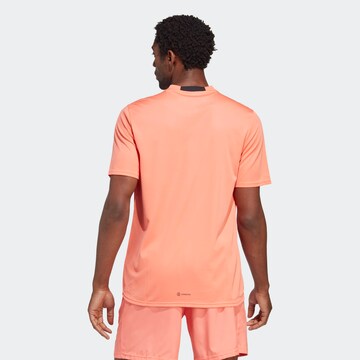 ADIDAS SPORTSWEAR Performance Shirt 'Designed For Movement' in Orange