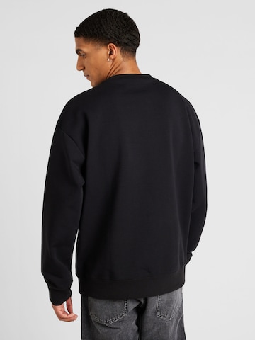 HUGO RedSweater majica 'Dettil' - crna boja