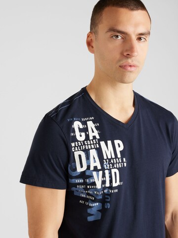 CAMP DAVID T-Shirt in Blau