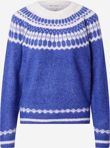 Lollys Laundry Sweater 'Lana' in Blue: front