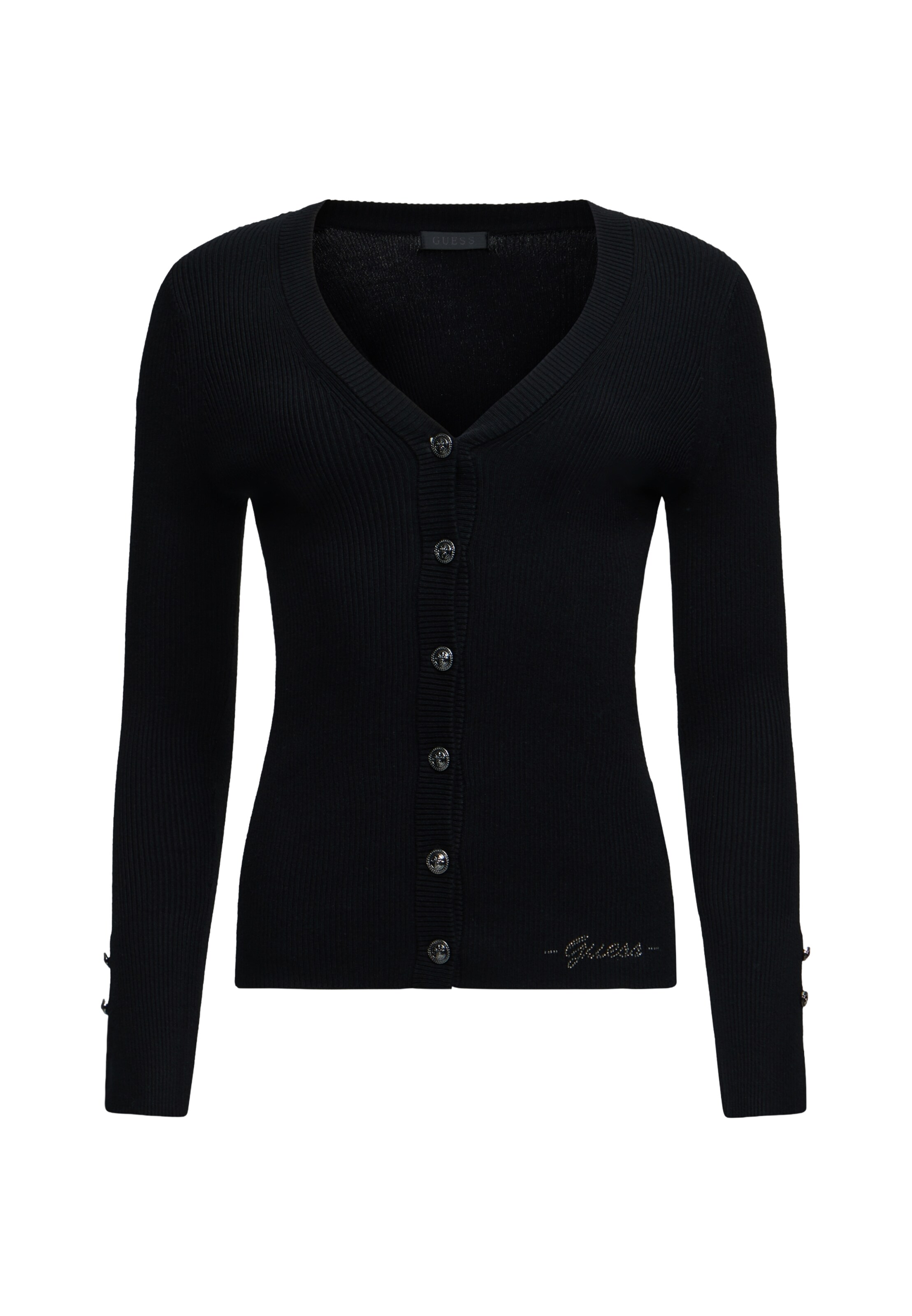 GUESS - Cárdigan 'Ellie' en negro: frente