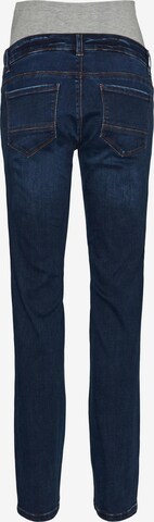 MAMALICIOUS Regular Jeans 'Moss' in Blauw