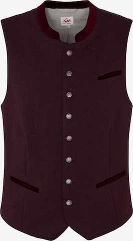 SPIETH & WENSKY Trachtenweste 'Eggert' in Grau: Vorderseite