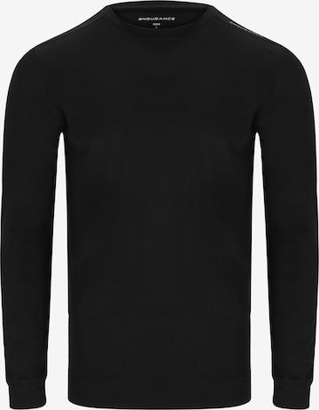 ENDURANCE Functioneel shirt 'Hubend' in Zwart: voorkant
