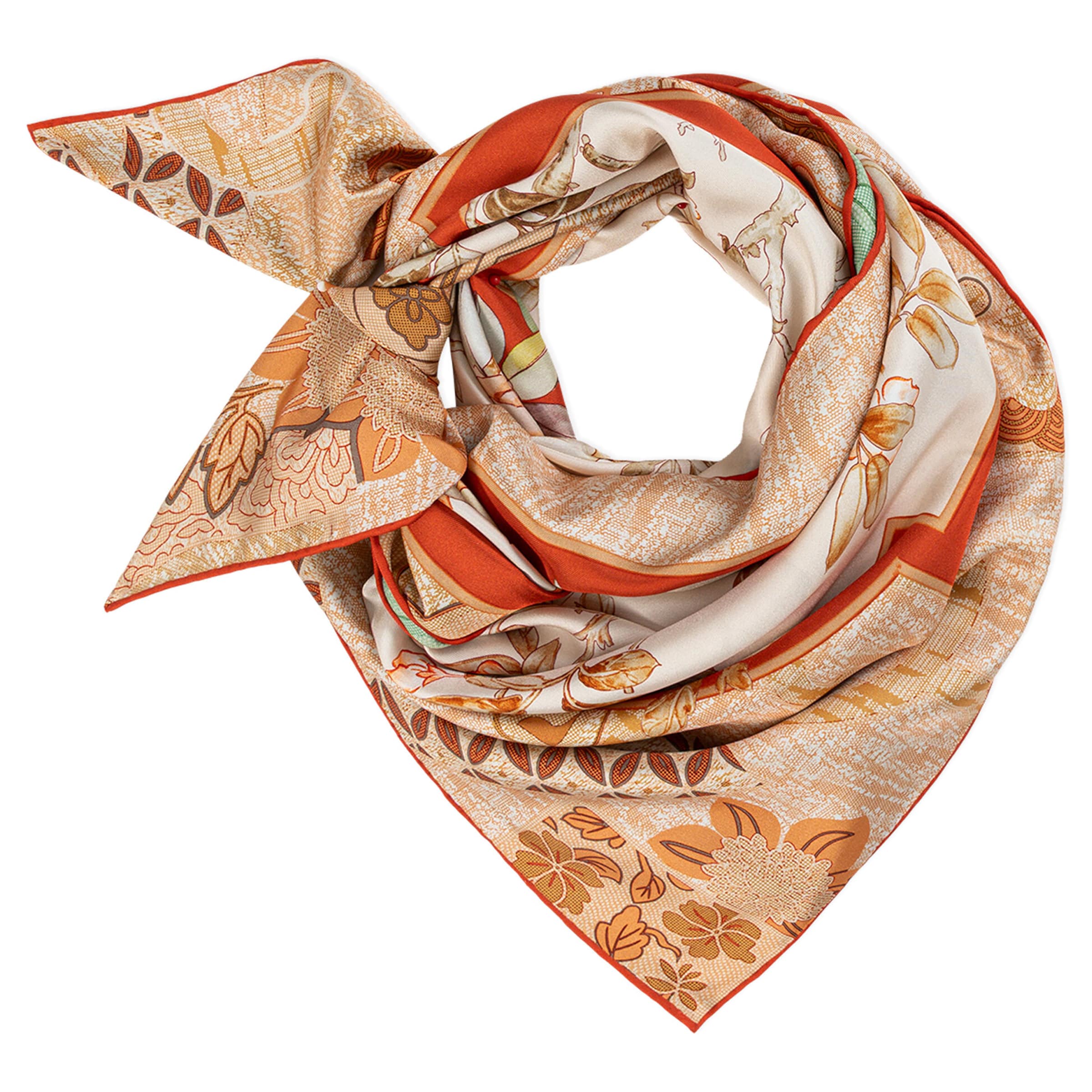 Foulard ' Dorit' di Roeckl in beige: frontale