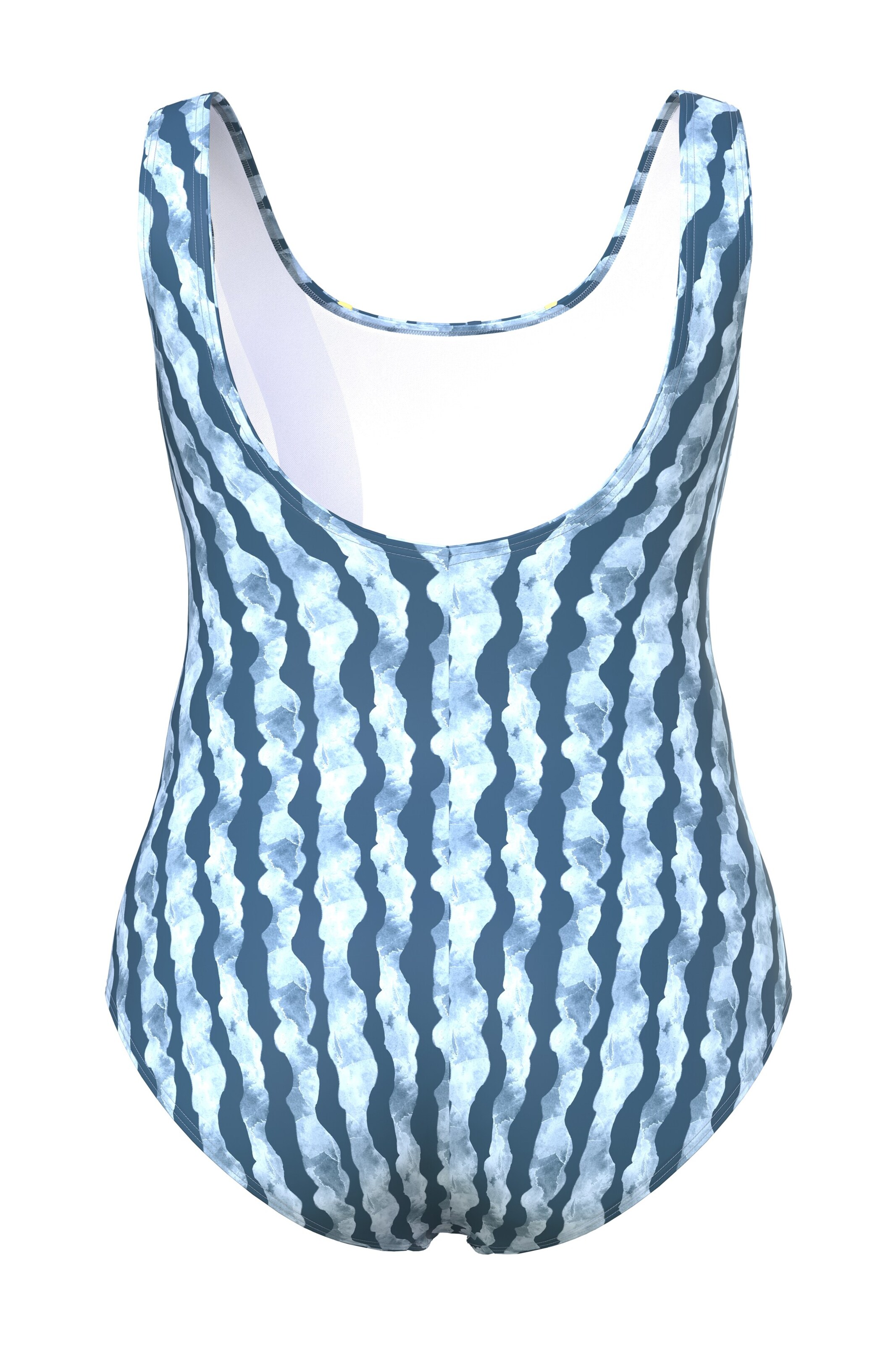 Ulla Popken Bustier Badpak in Blauw