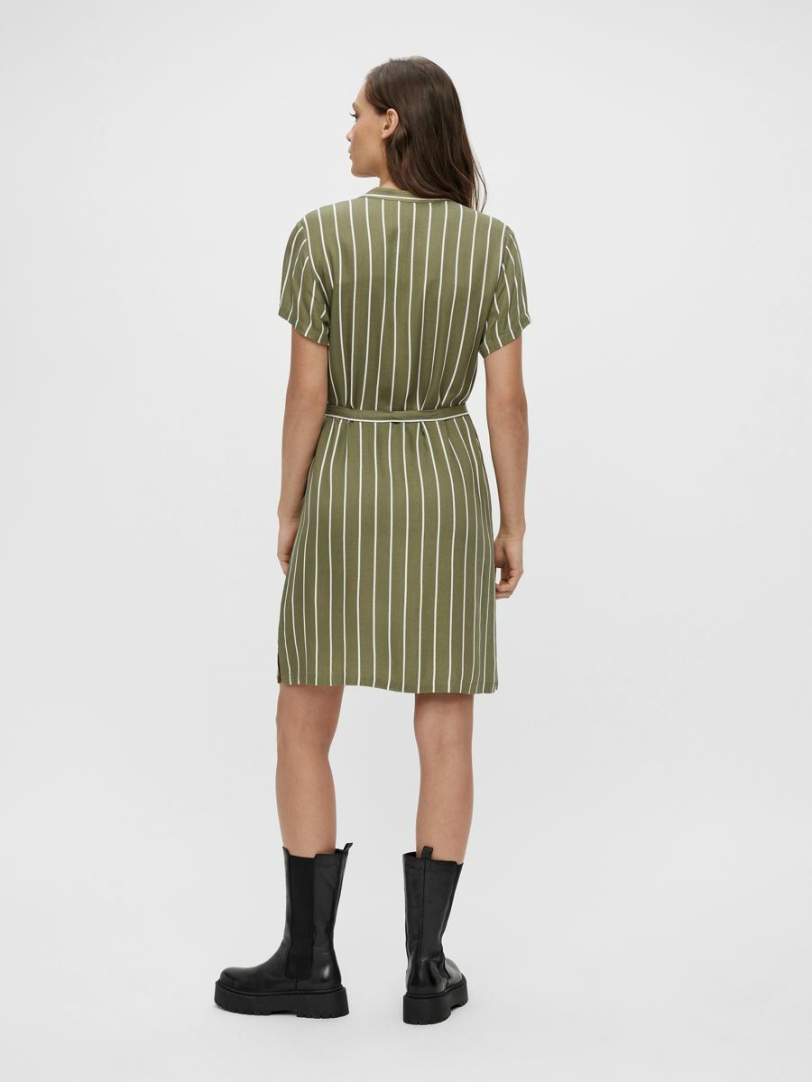 OBJECT Kleid in Oliv OBJECT Kleid in Oliv