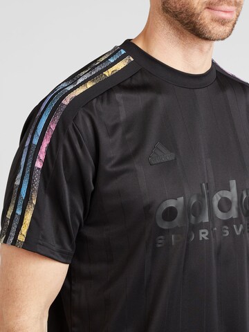 ADIDAS SPORTSWEARTehnička sportska majica 'Tiro' - crna boja