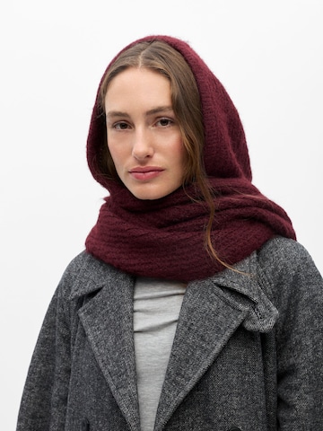 OBJECT Balaclava mit Schal in Rot: Vorderseite