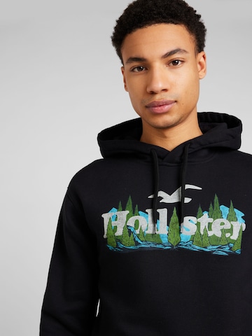 HOLLISTER Sweatshirt in Black