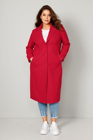 Angel of Style Between-Seasons Coat in Red