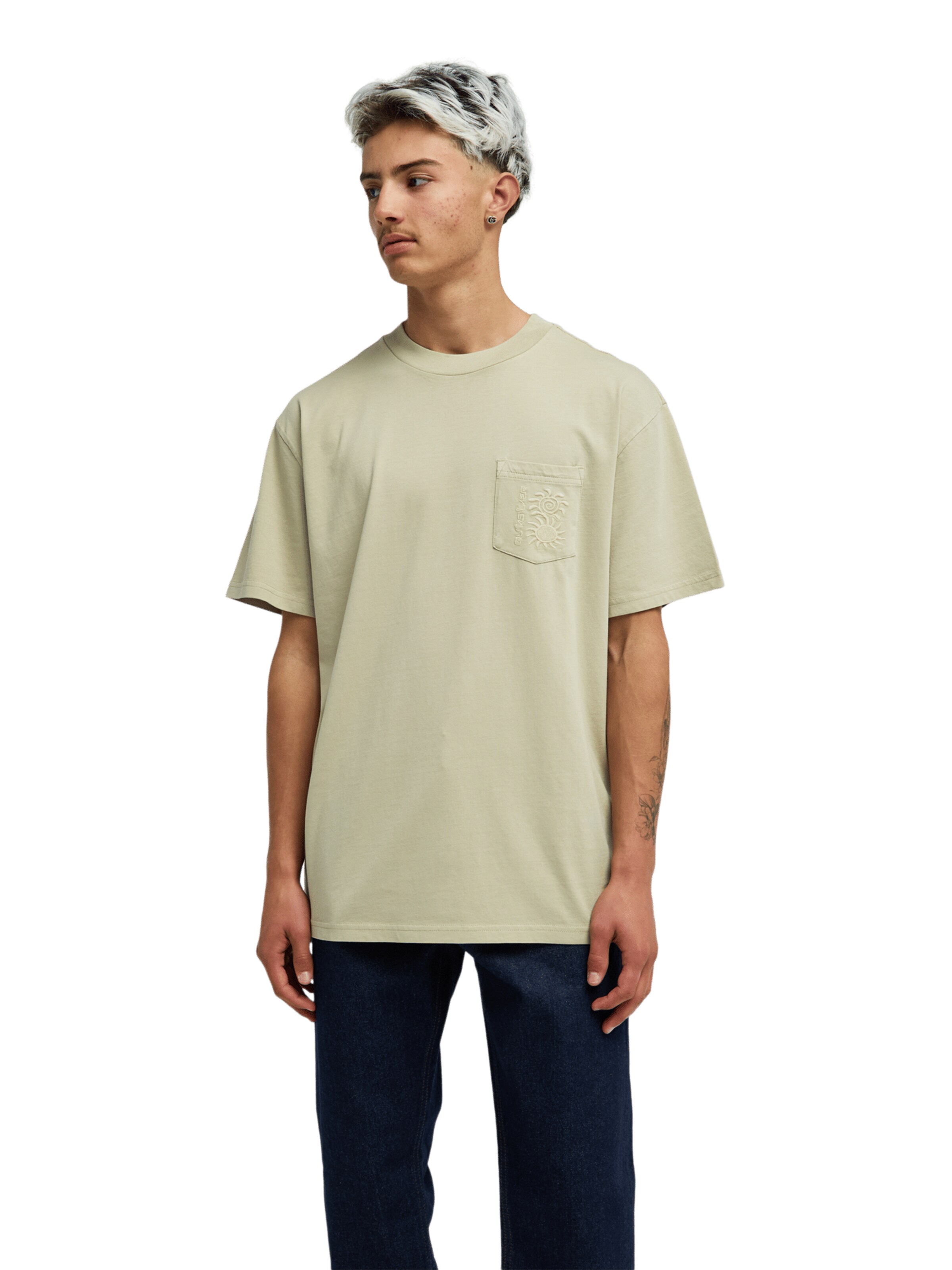 QUIKSILVER T-shirt 'Oxni' in Grün: Vorderseite