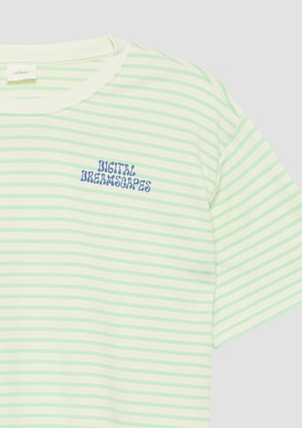 s.Oliver Junior Shirt in Groen