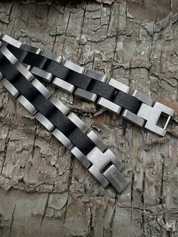 Holzwerk - Pulsera 'KALKSEE' en plata