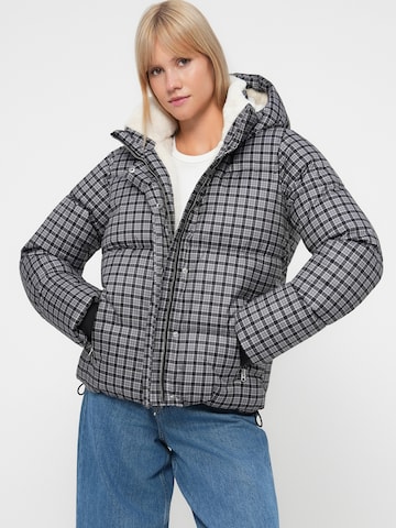 HOLLISTER Зимняя куртка в Серый