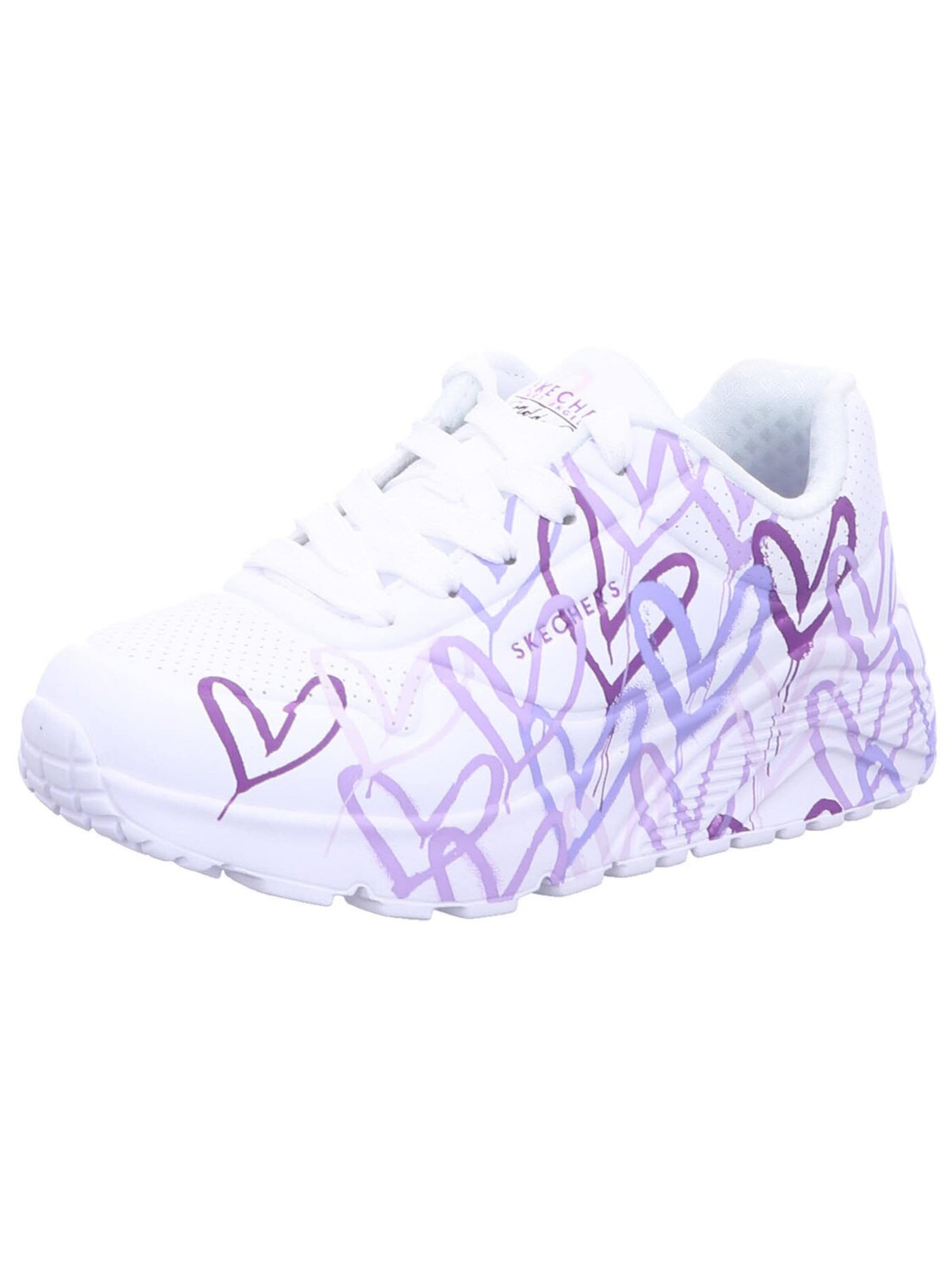 SKECHERS Sneakers 'Slipper Mädchen 314064L WLPR Kunststoff (Synthetik) in weiß' in Wit: voorkant