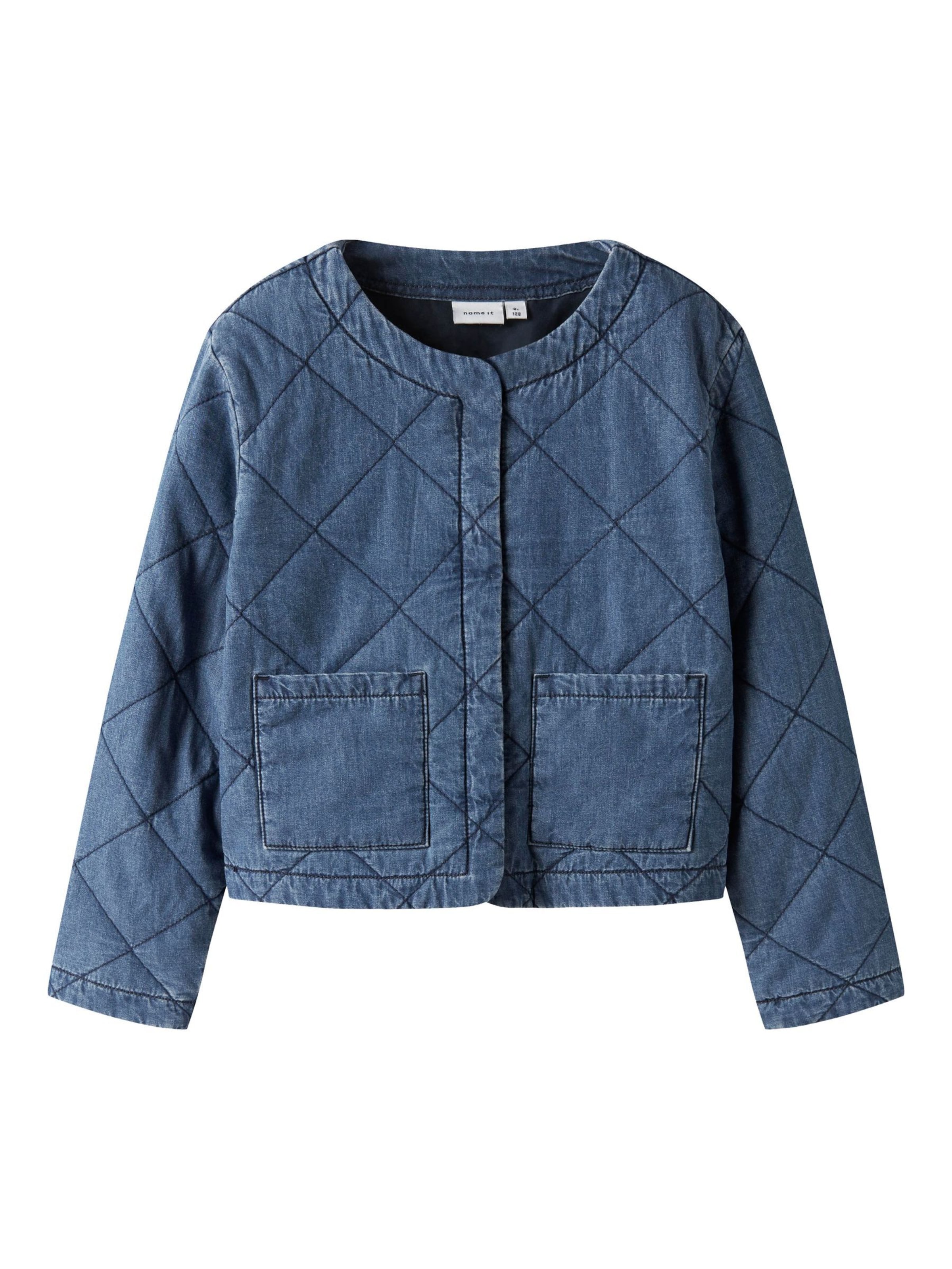 NAME IT Between-season jacket in Blue: front