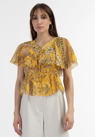 faina Blouse in Yellow: front