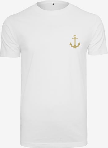 T-Shirt 'Captain' MT Men en blanc : devant