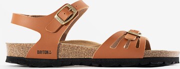 Bayton Strap sandal 'Eos' in Brown